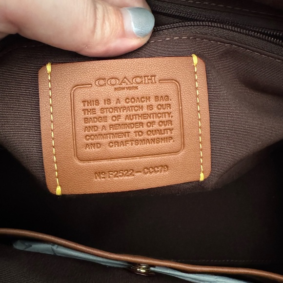 NWT Coach Suede Rowan Large Satchel Bag - Picture 4 of 15